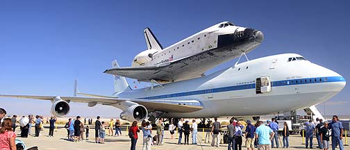 Space Shuttle Endeavour at NASA Dryden Flight Research Center, September 20, 2012